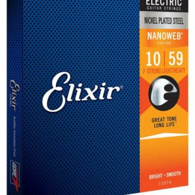 Elixir Electric Guitar Strings Optiweb 7 String Light-Heavy ...