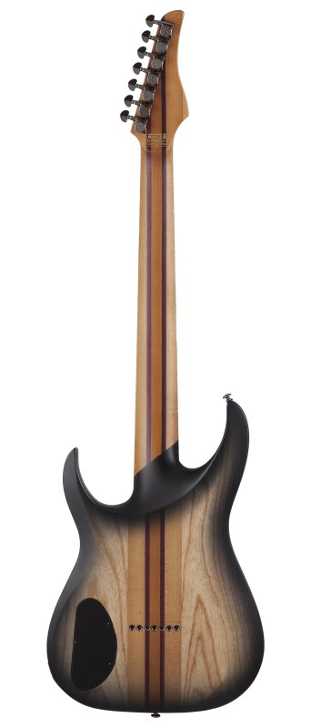 Banshee Mach-7 7-String Electric Guitar, Fallout Burst Finish - Image 2