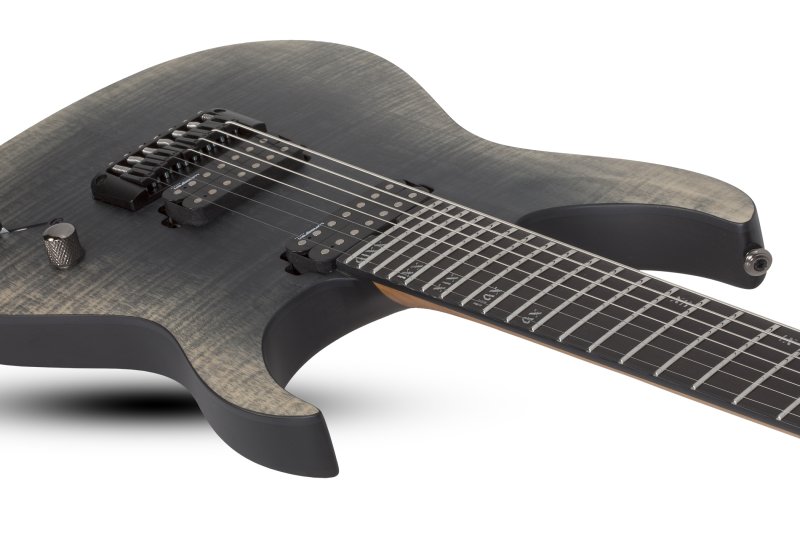 Banshee Mach-7 7-String Electric Guitar, Fallout Burst Finish - Image 13